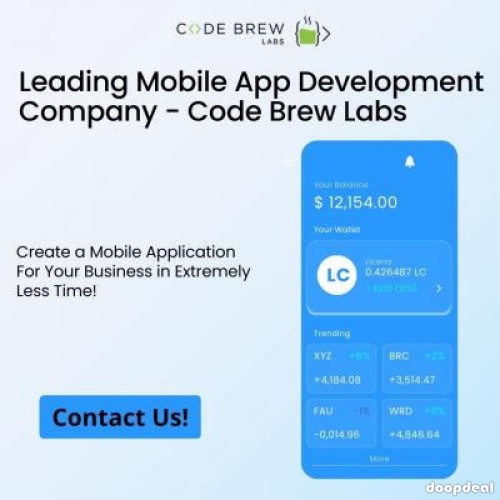 Brilliant  Mobile App Development Company Dubai - Code Brew Labs
