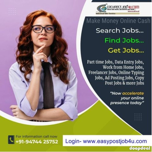 Opening for Online Part Time Job at Universal Info Service. 