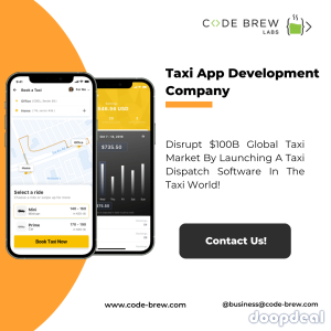Recognized Taxi App Development Company - Code Brew Labs