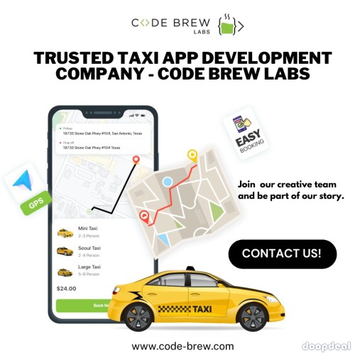 Well-known Taxi App Development Company - Code Brew Labs